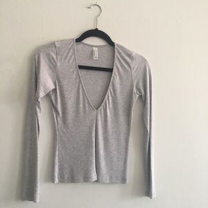American Apparel deep v top